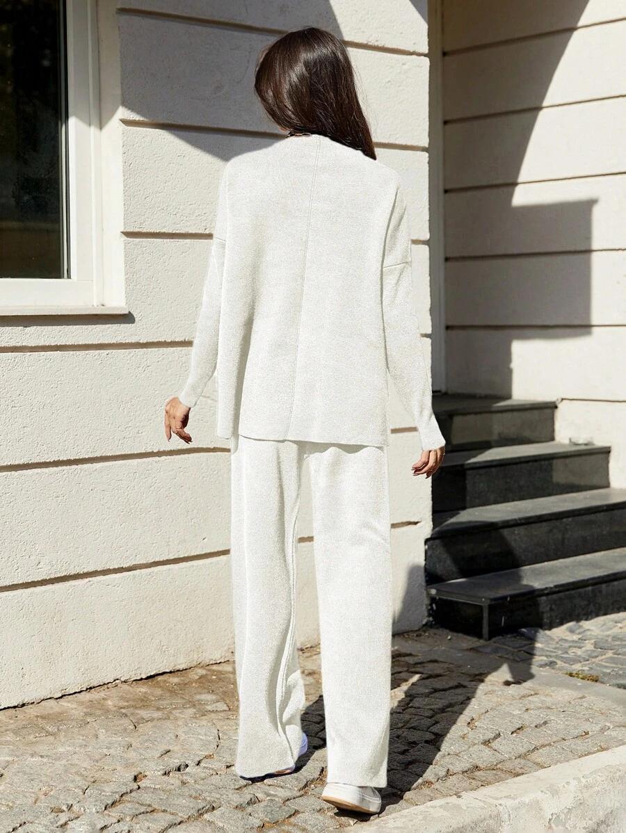 SWETER SPODNIE KOMPLET