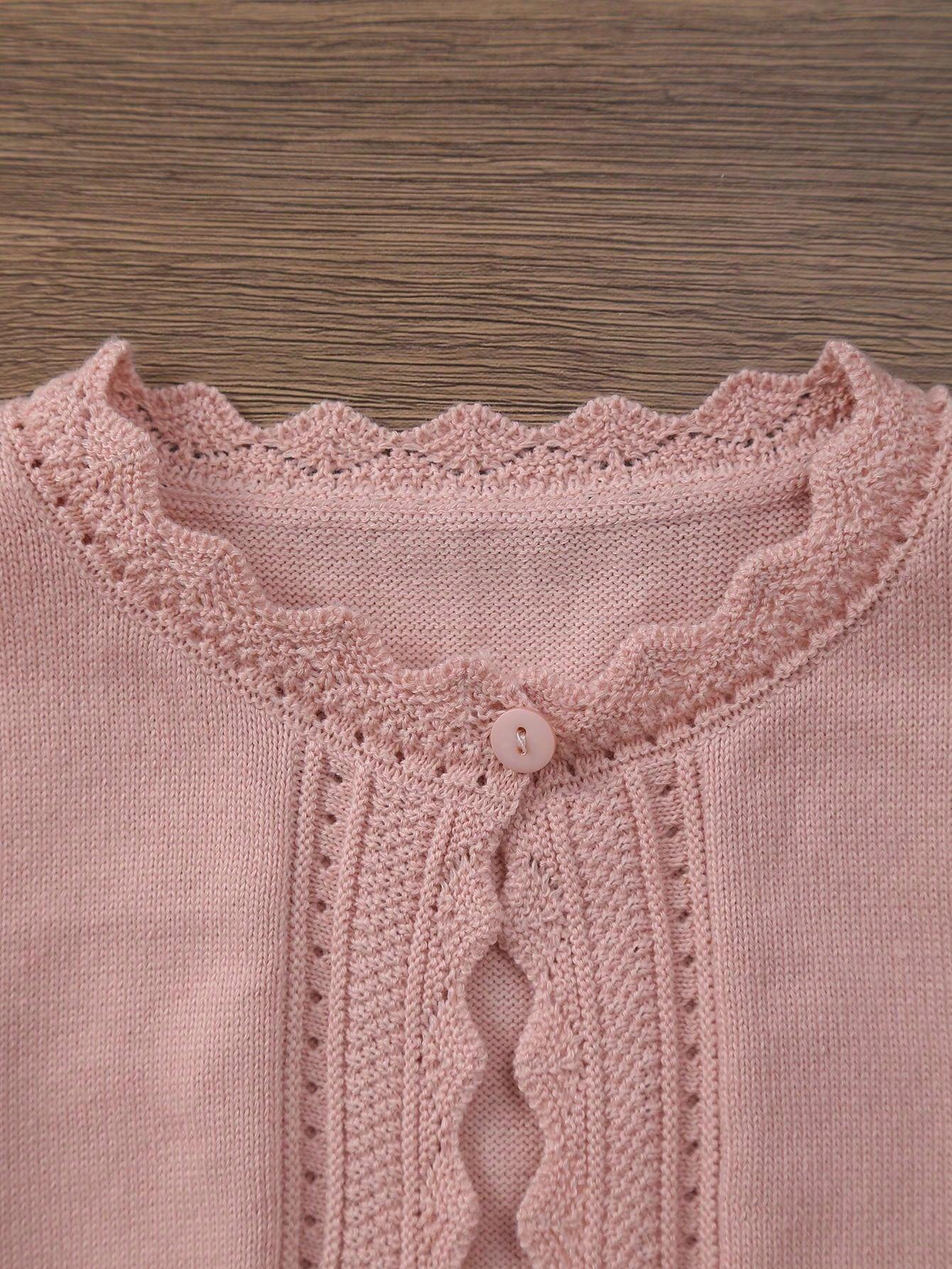 RÓŻOWY SWETER KARDIGAN