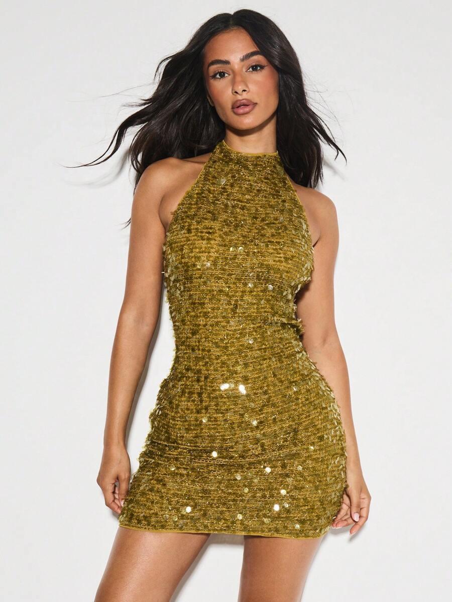 SUKIENKA KOKTAJLOWA GLAMOUR MINI ODKRYTE PLECY 