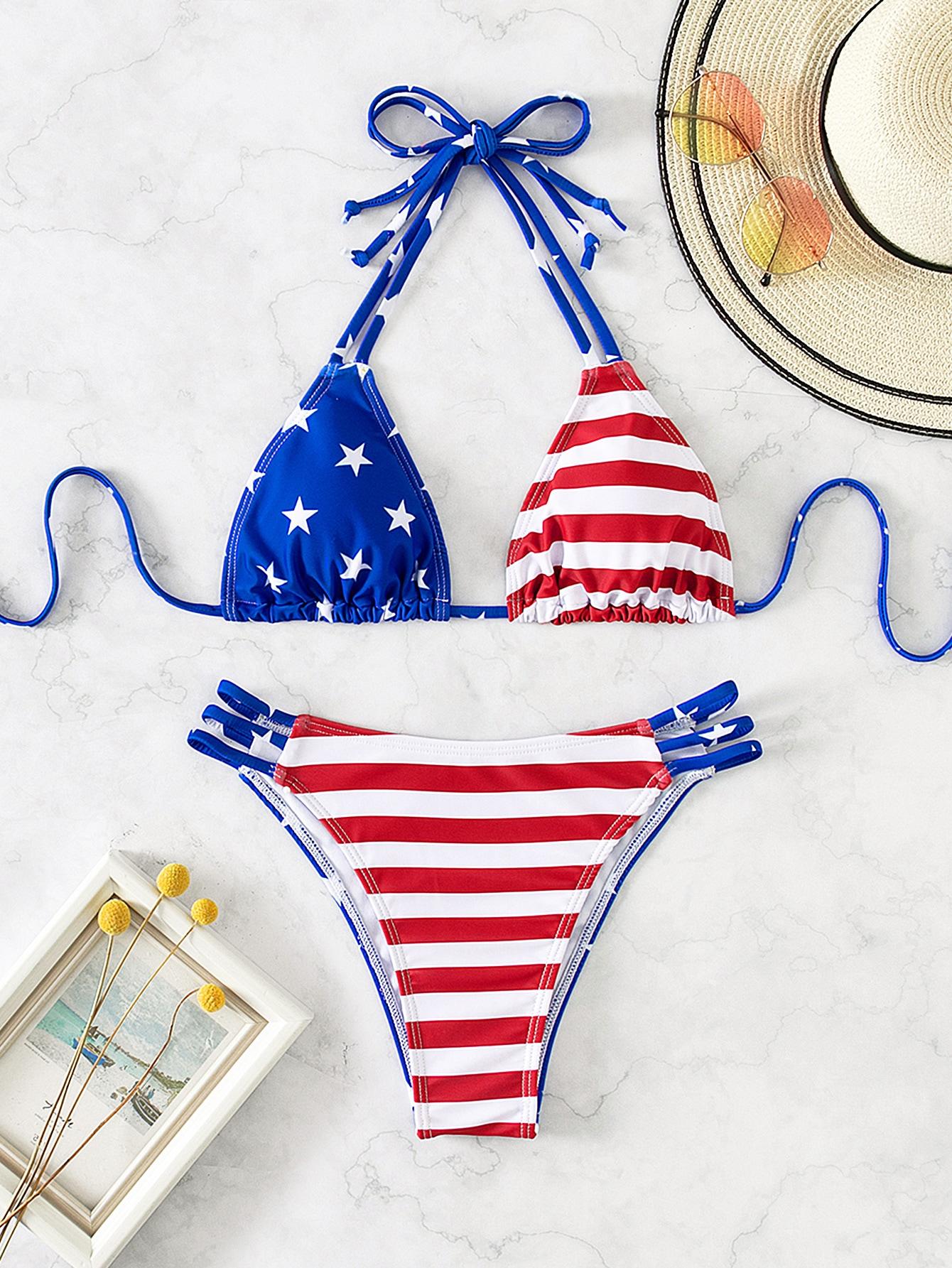 góra od bikini wzór 