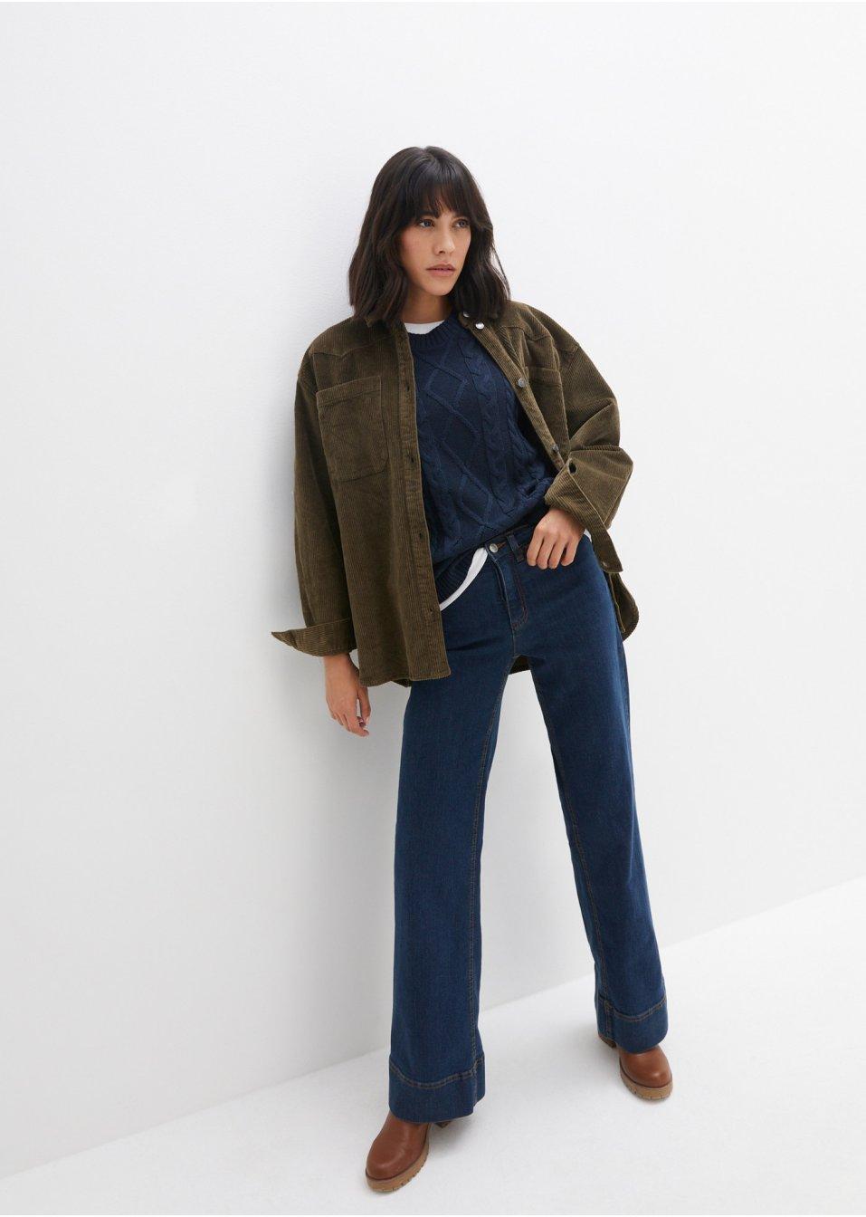SPODNIE JEANS PROSTA NOGAWKA