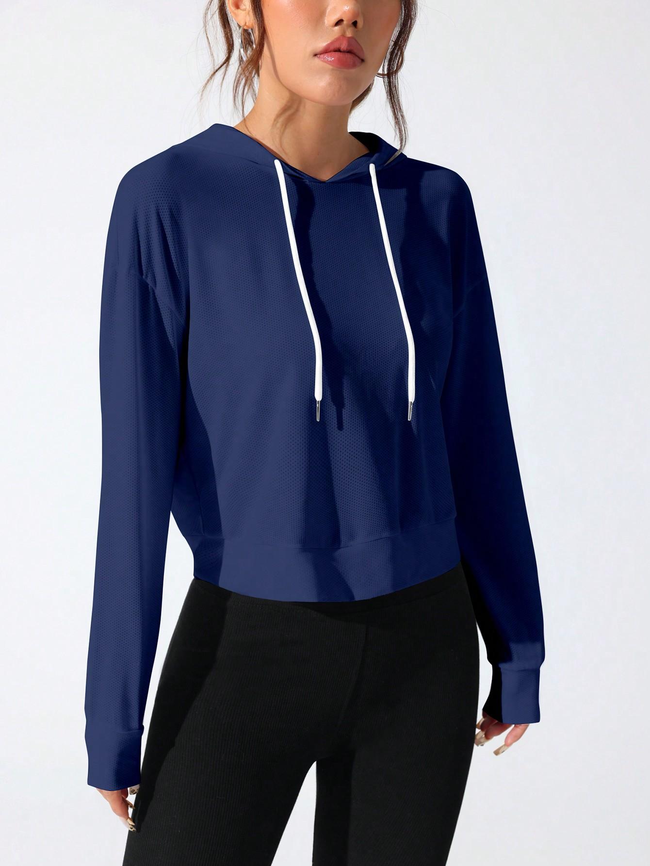 niebieska bluza sportowa
