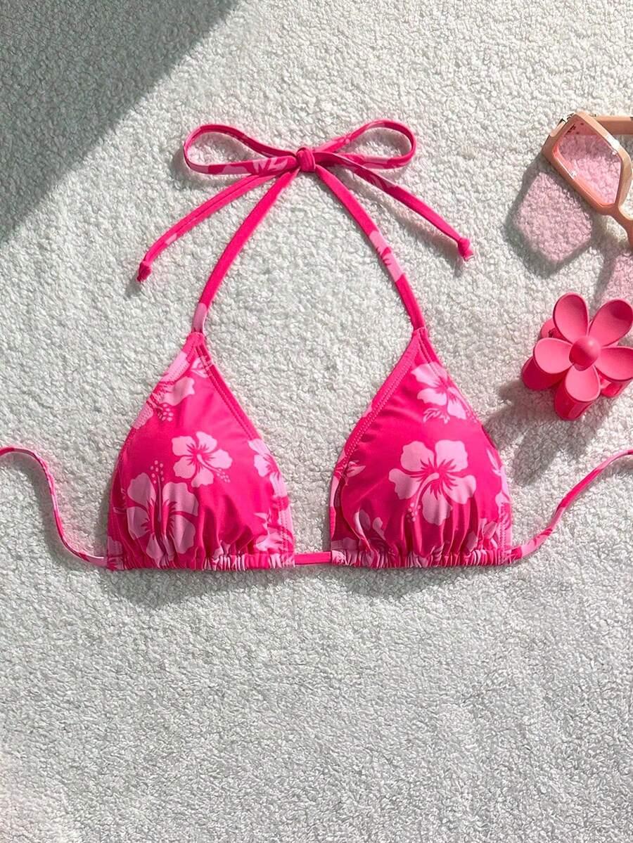 góra od bikini kwiaty 