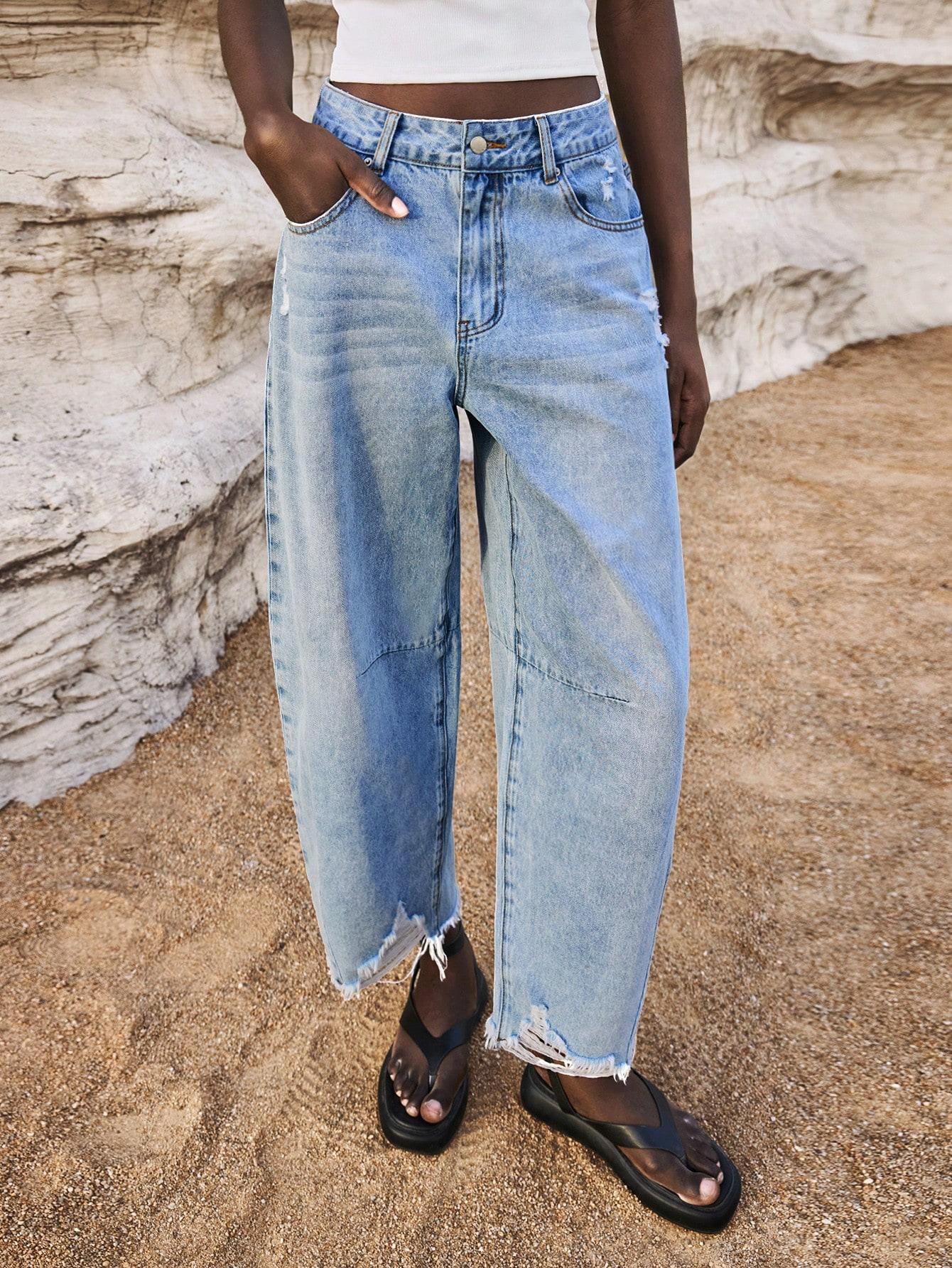 NIEBIESKIE SPODNIE JEANS 