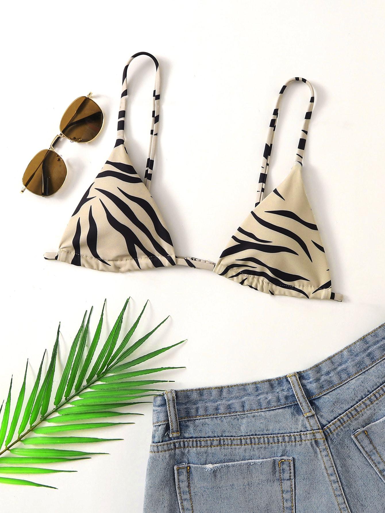 GÓRA OD BIKINI ANIMAL PRINT 