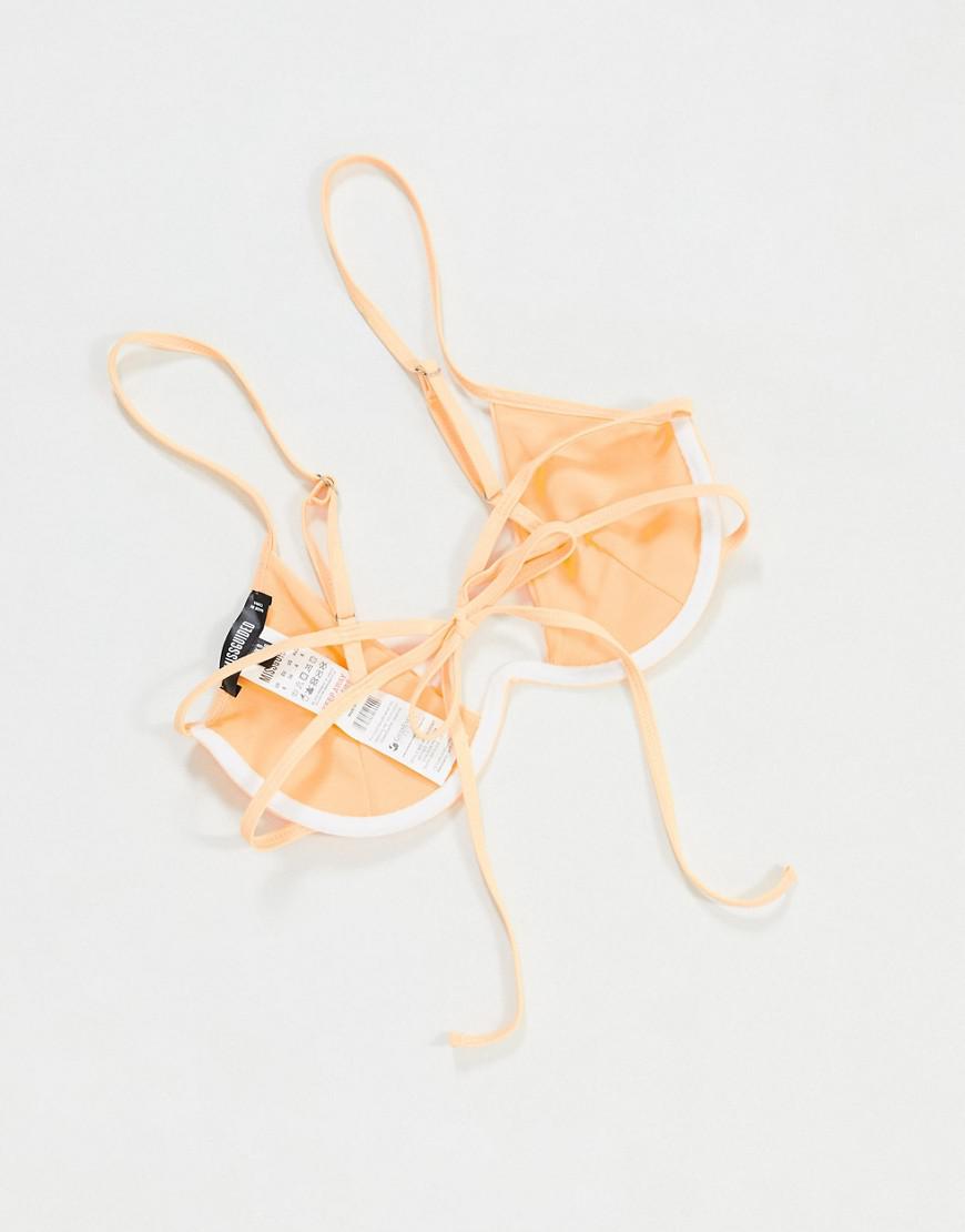 POMARAŃCZOWY TOP OD BIKINI 