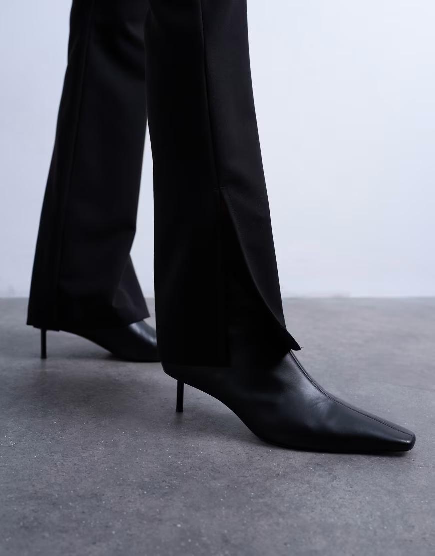 CZARNE ELEGANCKIE SPODNIE
