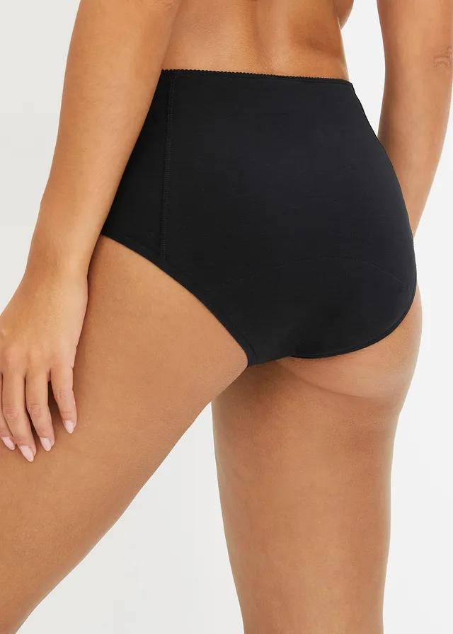 czarne bawełniane figi maxi 2-pack 