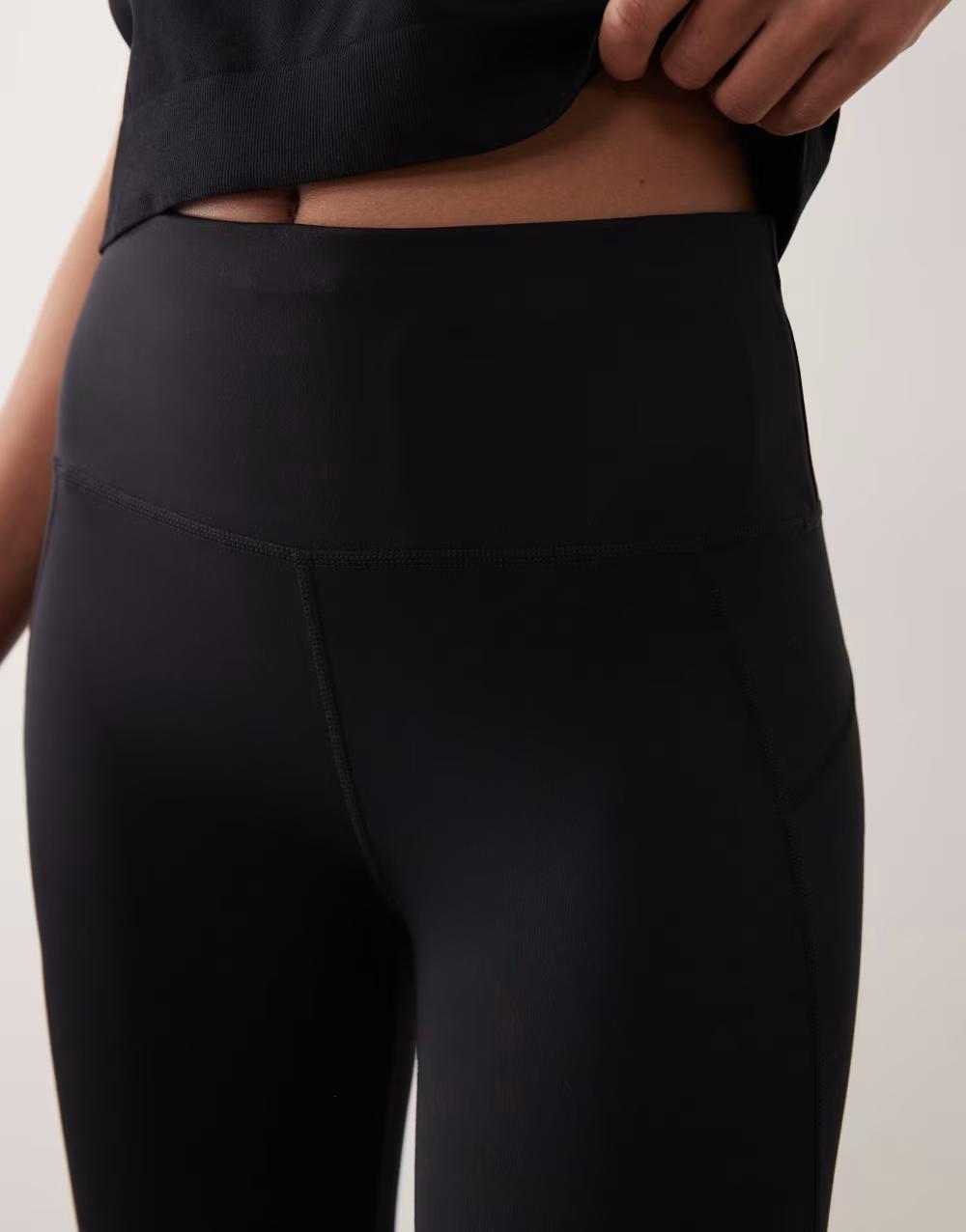 czarne legginsy wysoki stan
