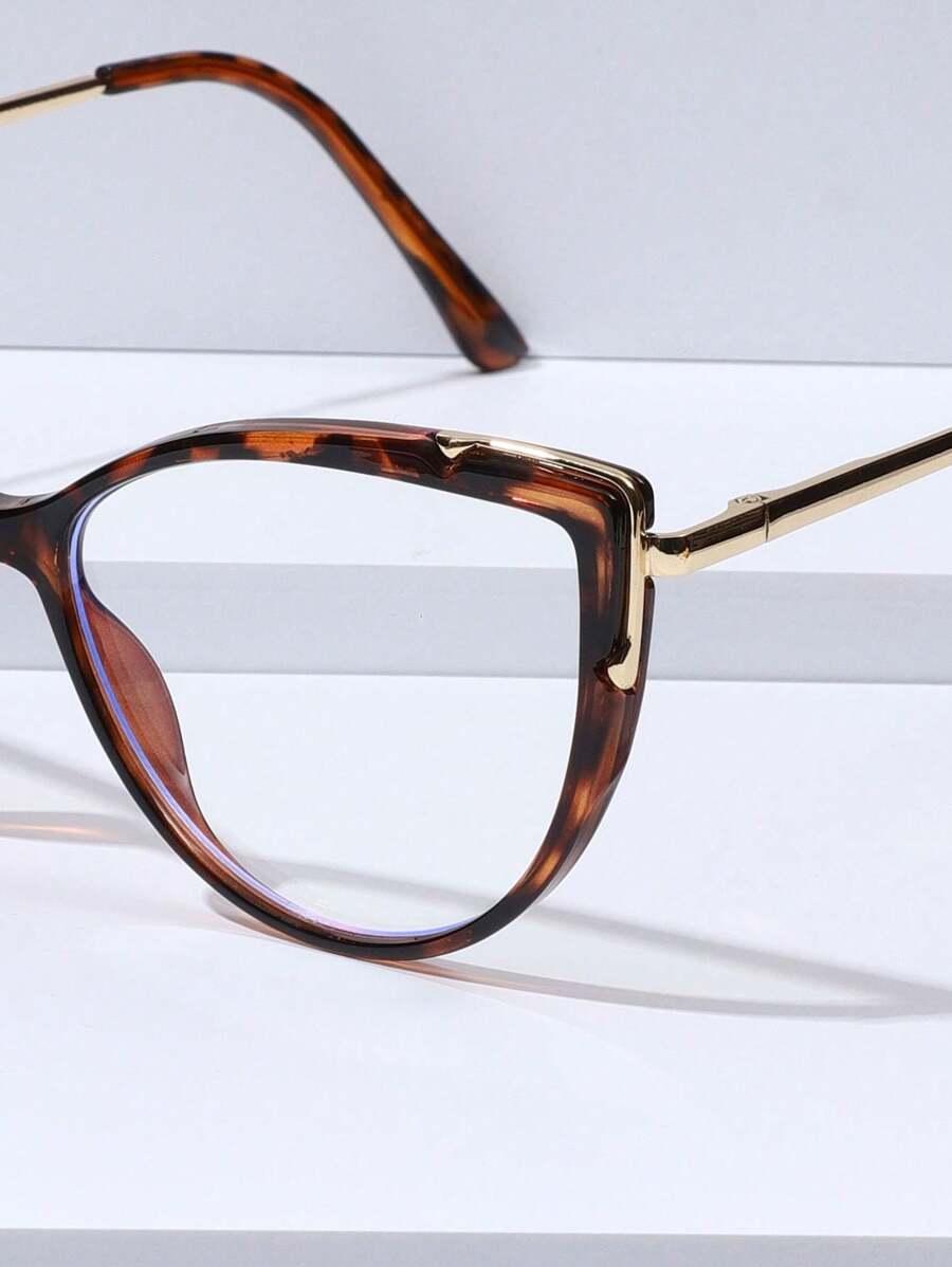 okulary zerówki animal print 