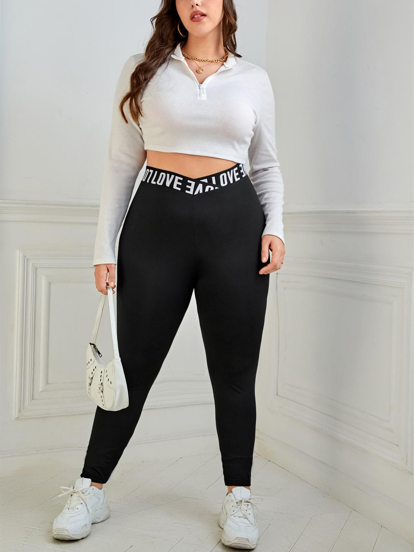 CZARNE SPORTOWE LEGGINSY 