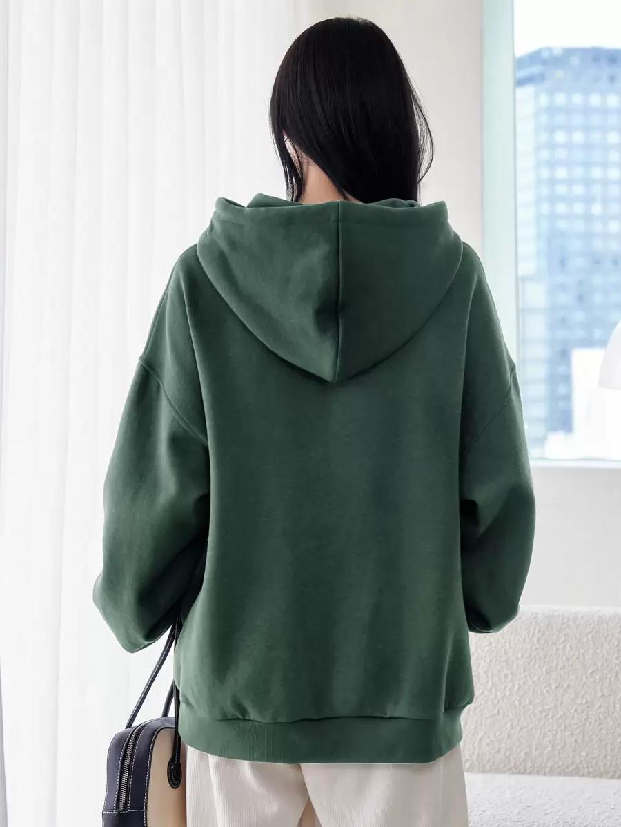 ZIELONA BLUZA KAPTUR