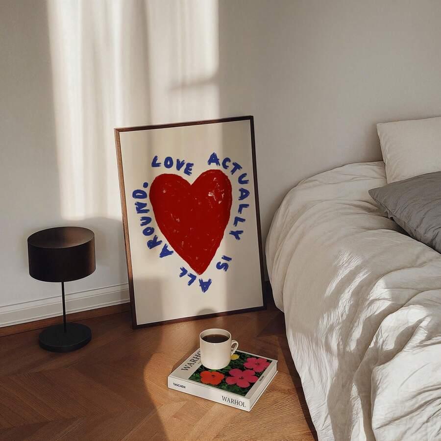 plakat wzór napis 