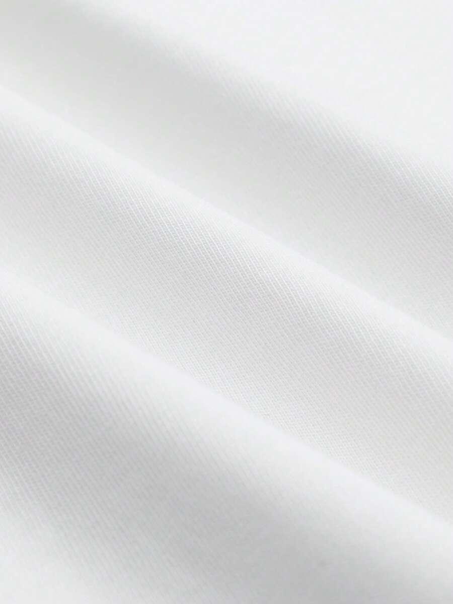 BIAŁY T-SHIRT NADRUK
