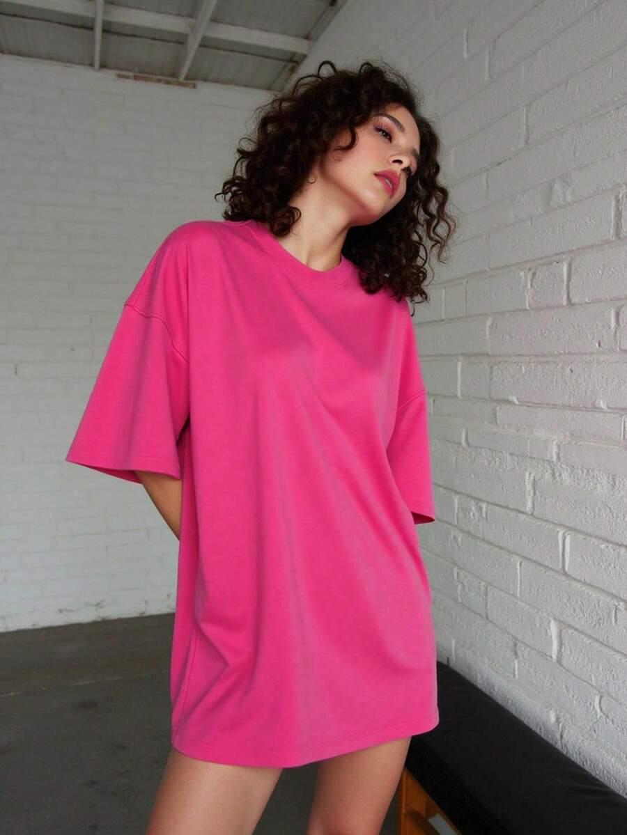 RÓŻOWA BLUZKA OVERSIZE
