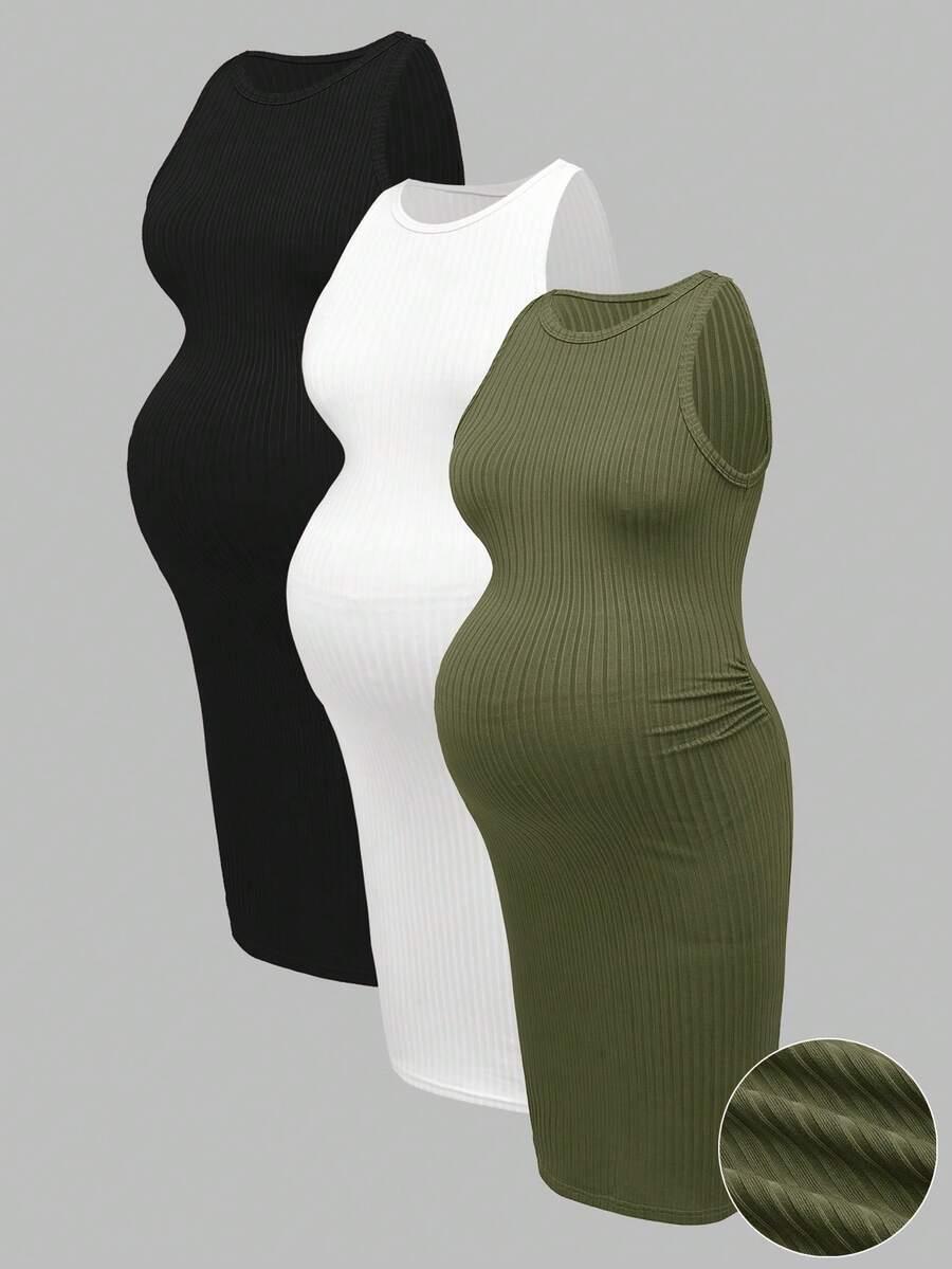 ciążowa sukienka 3-pack