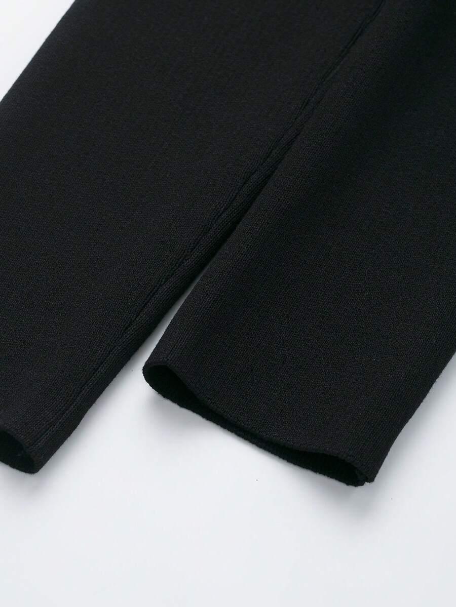 czarny rozpinany sweter