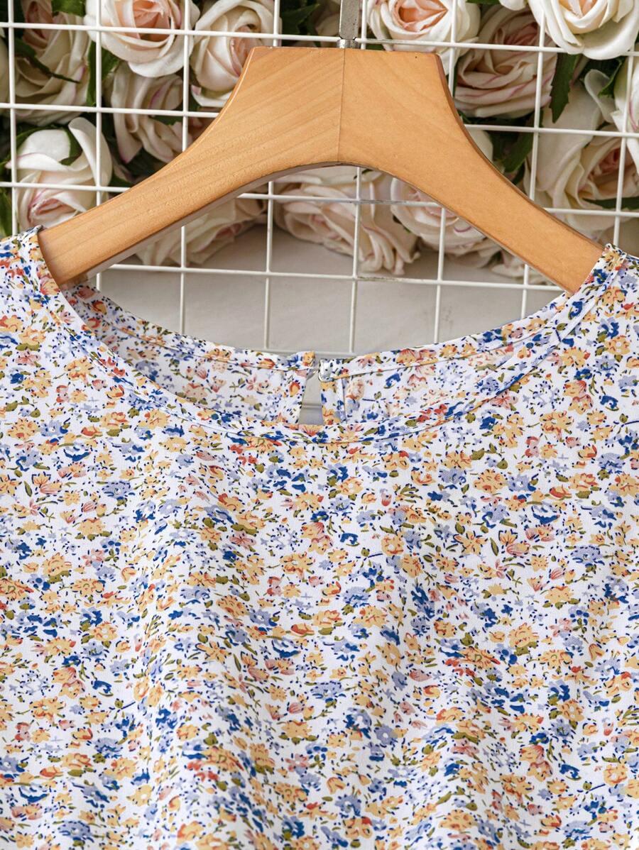 MAXI SUKIENKA PRINT KWIATY