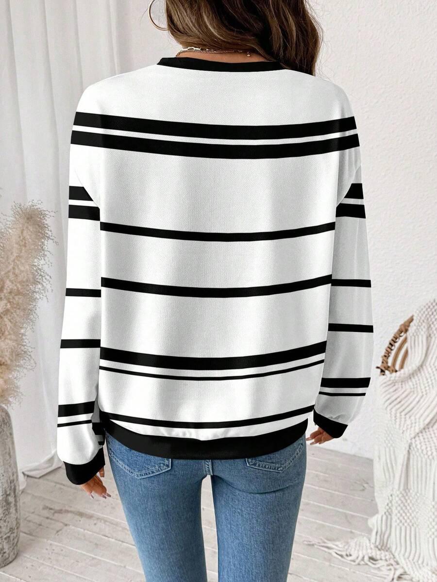 bluza okrągły dekolt