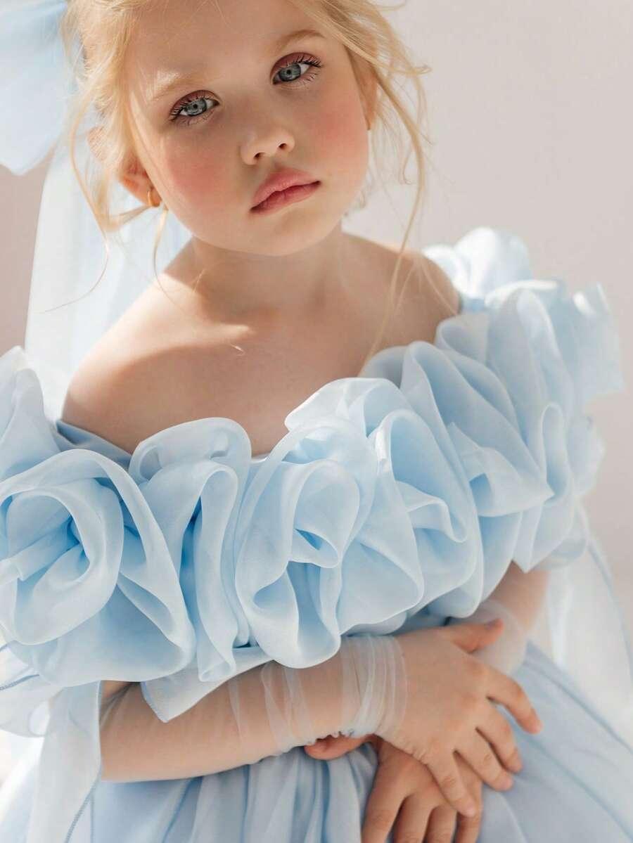 NIEBIESKA MAXI SUKIENKA 