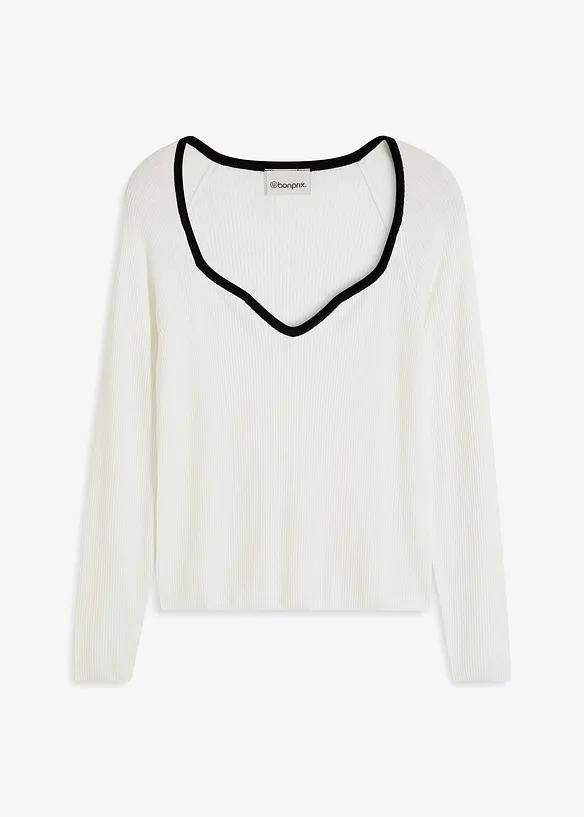 SWETER Z CIENKIEJ DZIANINY