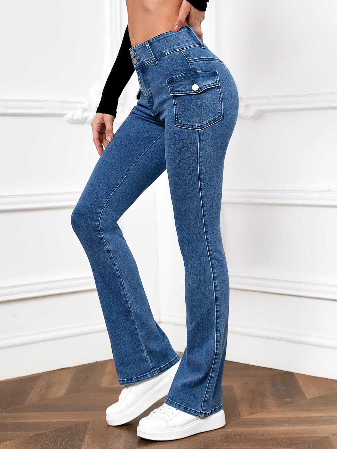NIEBIESKIE SPODNIE JEANS