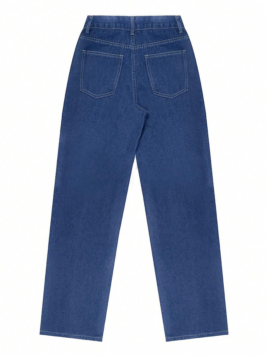 NIEBIESKIE SPODNIE JEANS