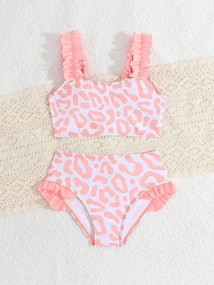 DWUCZĘŚCIOWY STRÓJ KĄPIELOWY animal print