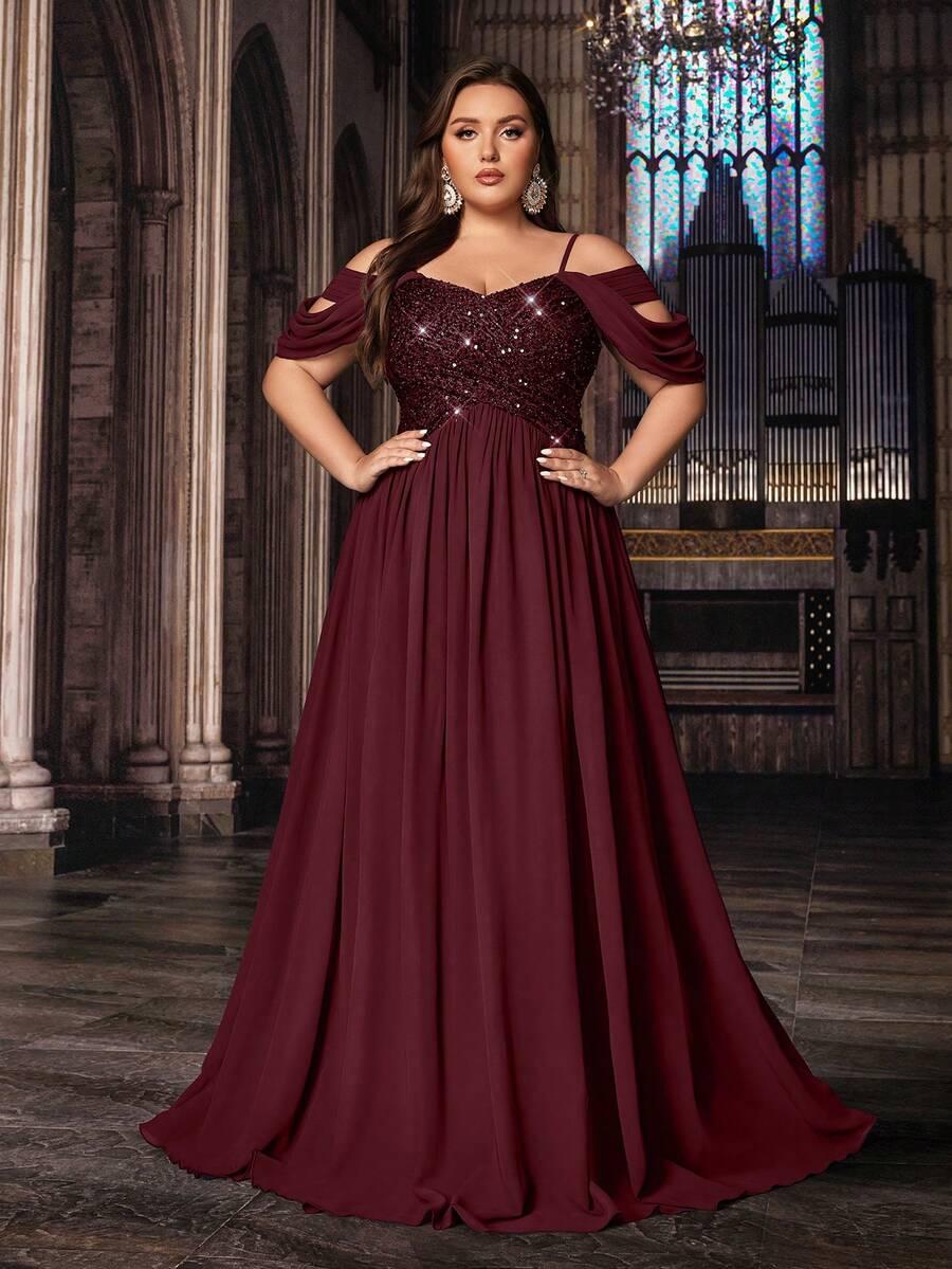 BORDOWA MAXI SUKIENKA