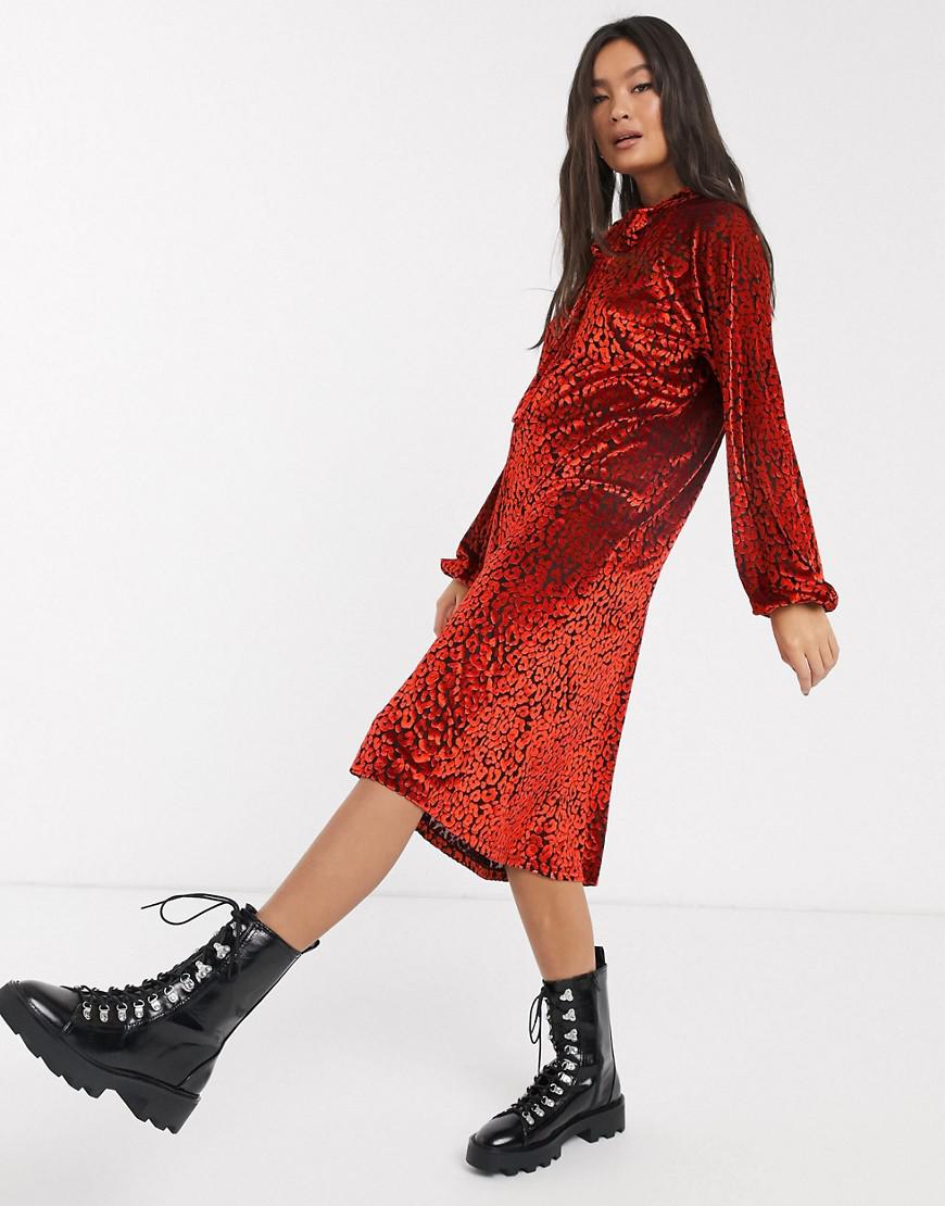 MIDI SUKIENKA ANIMAL PRINT