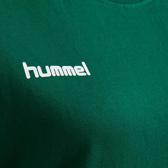 klasyczna zielona bluza z okrągłym dekoltem logo kontrast