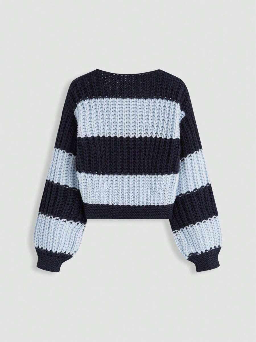 SWETER WZÓR PASKI