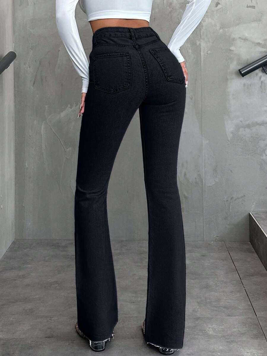 SPODNIE JEANS WYSOKI STAN