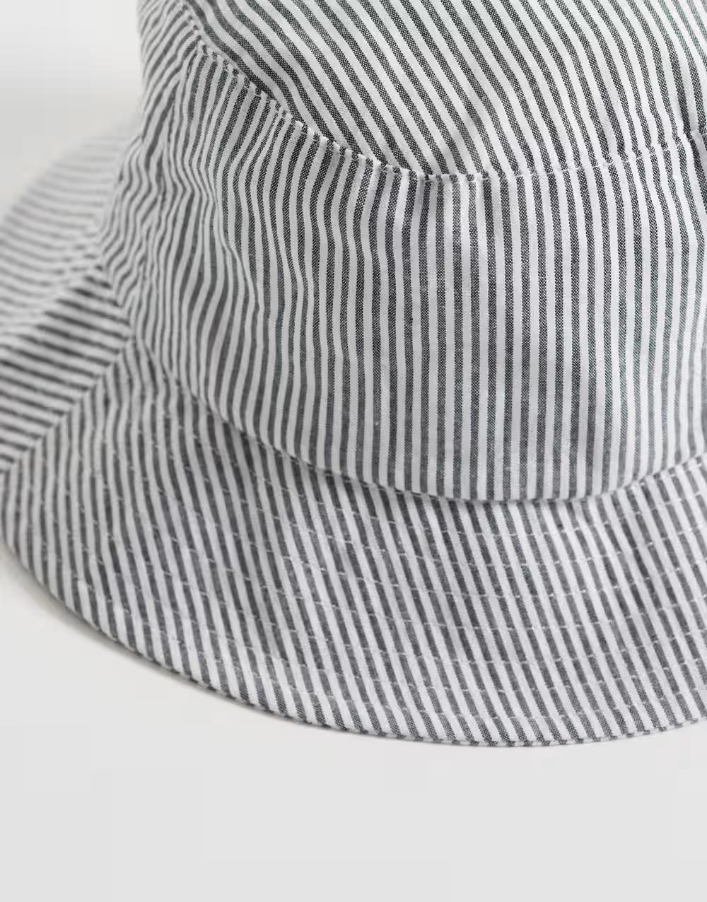 kapelusz bucket paski