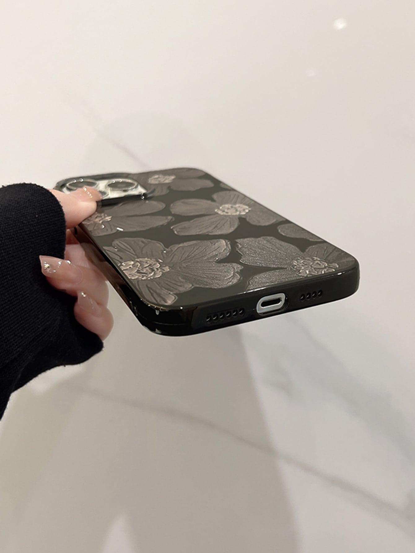 etui na telefon wzór kwiaty iPhone 17