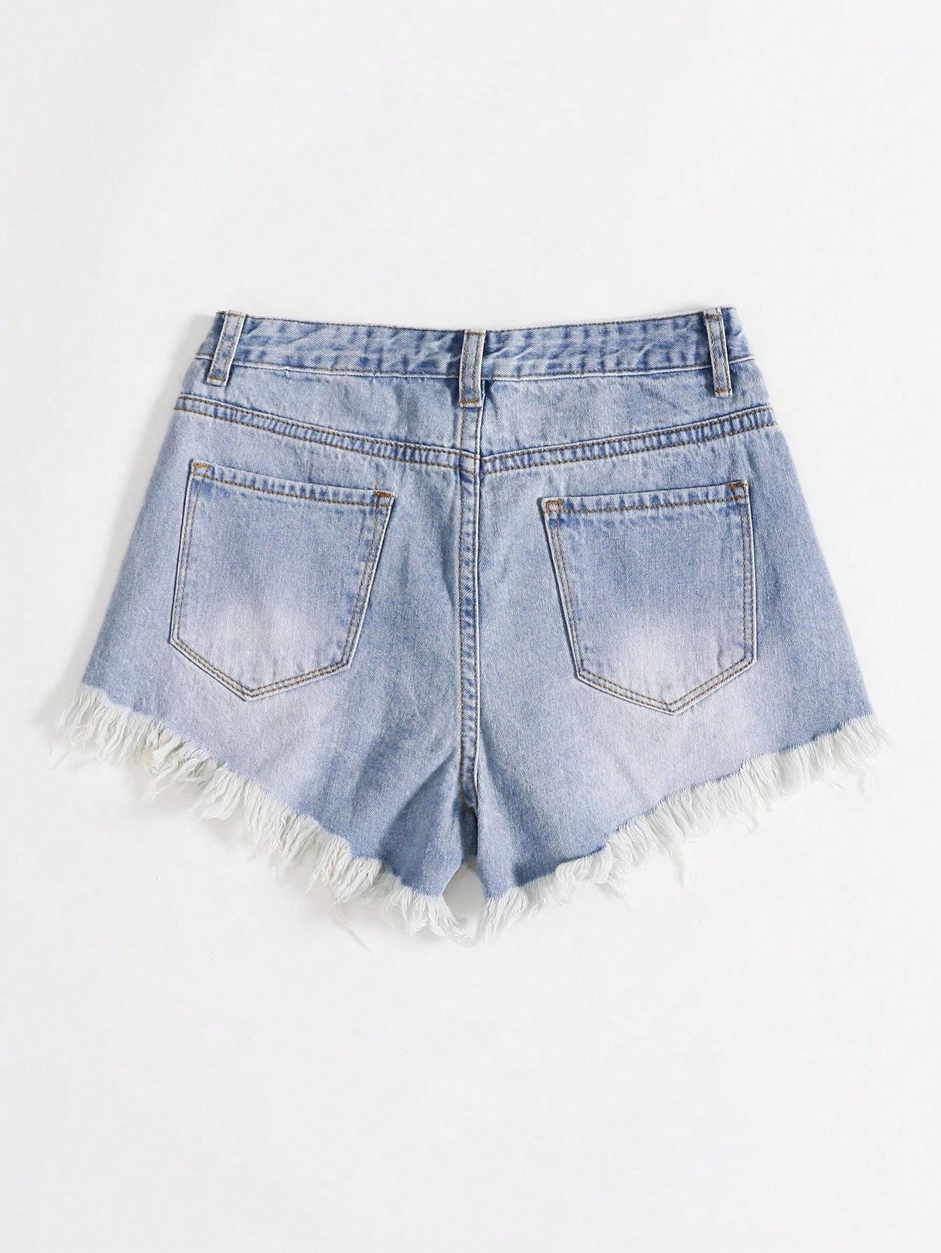 NIEBIESKIE SPODENKI JEANS