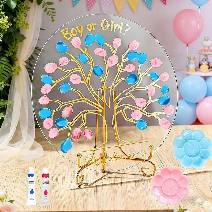 DRZEWKO DEKORACJA NA BABY SHOWER