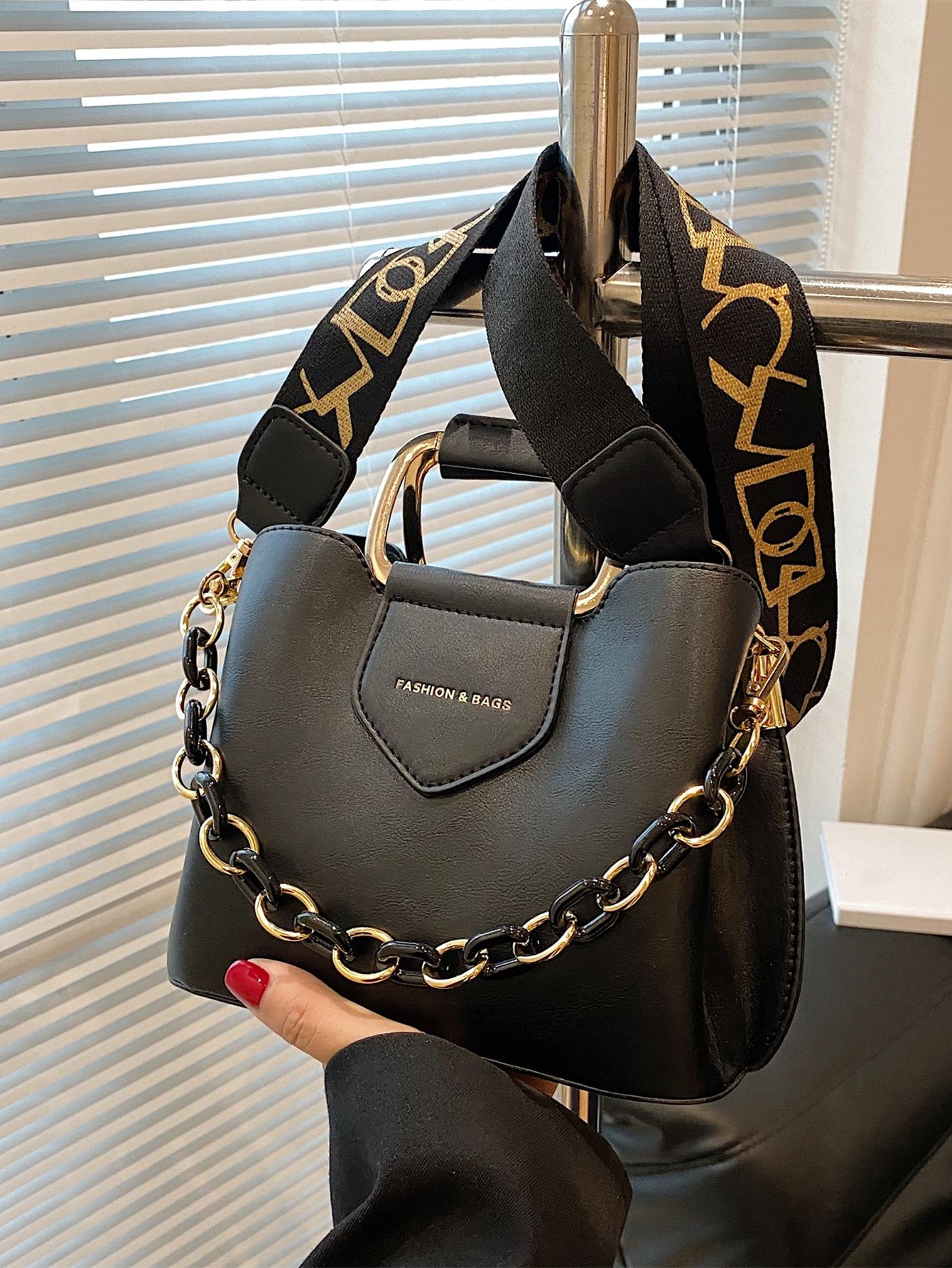 czarna torebka crossbody