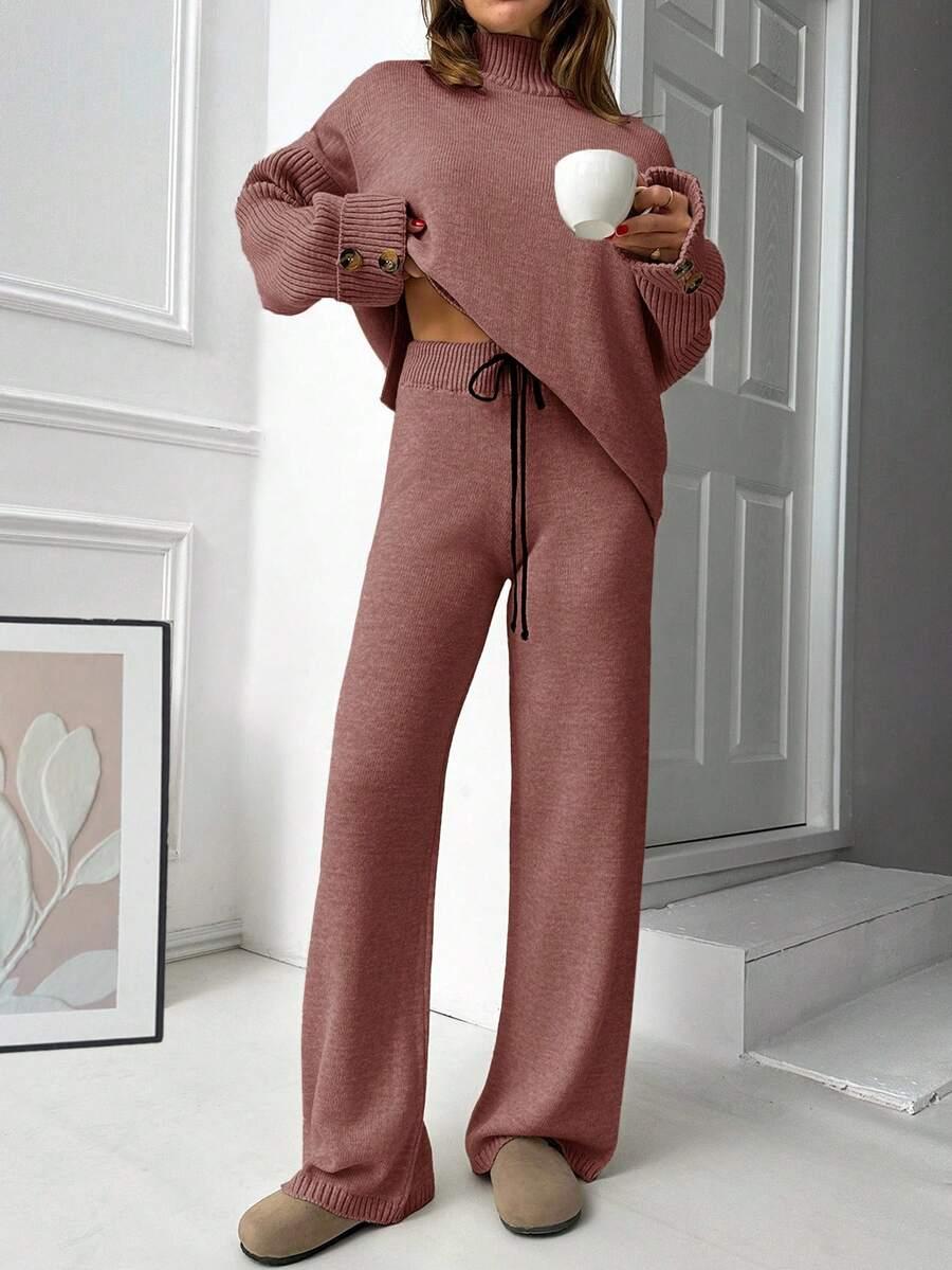 sweter spodnie komplet