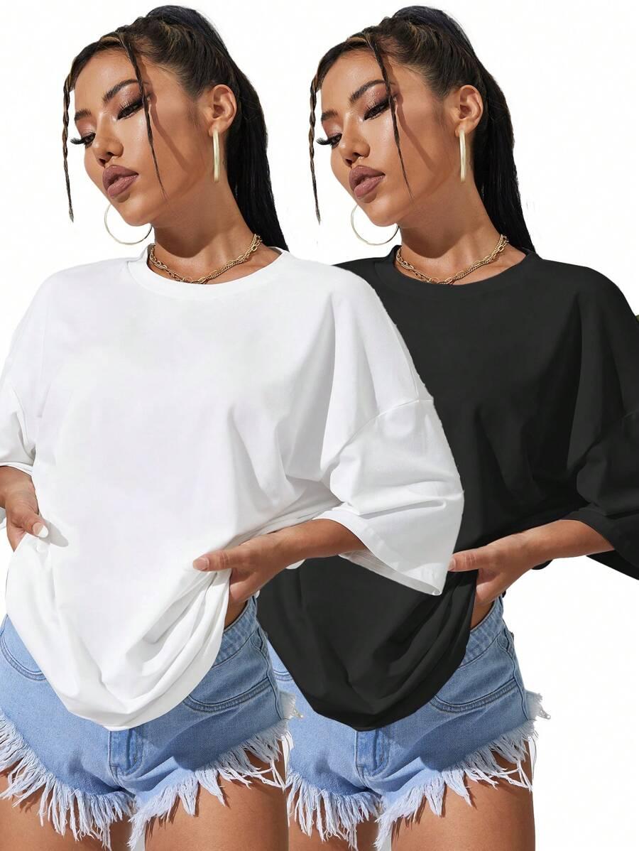 LUŹNY T-SHIRT 2-PACK