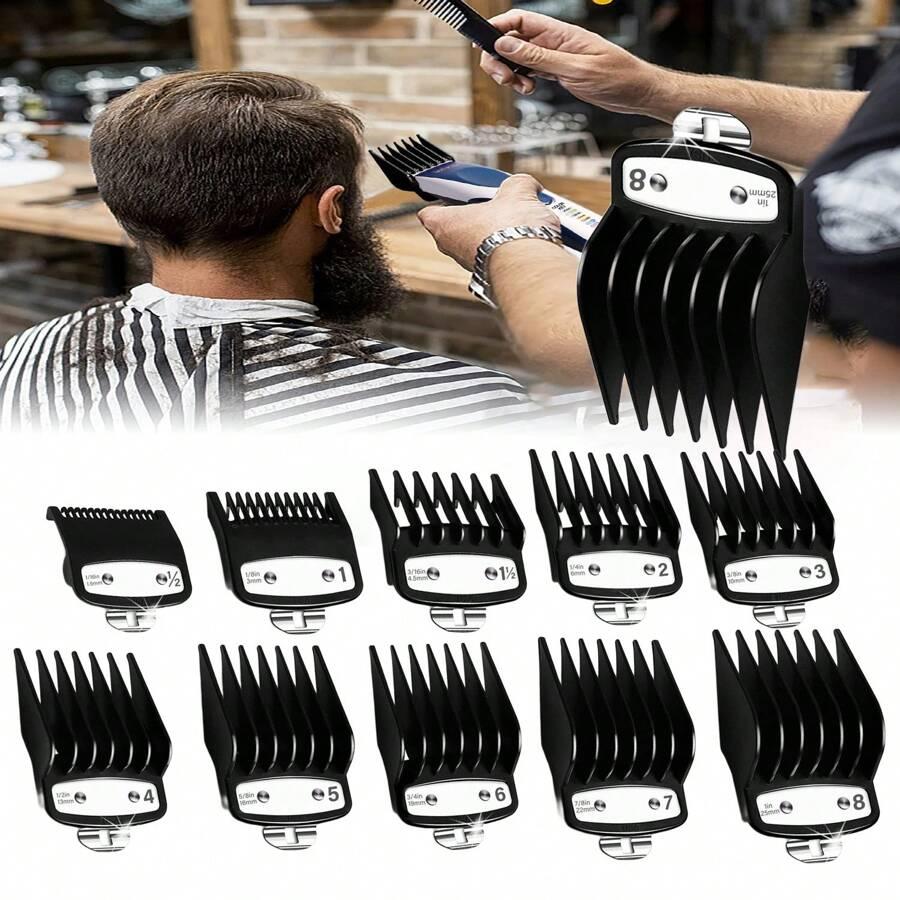 ZESTAW NAKŁADEK NA MASZYNKĘ DO STRZYŻENIA 10-PACK