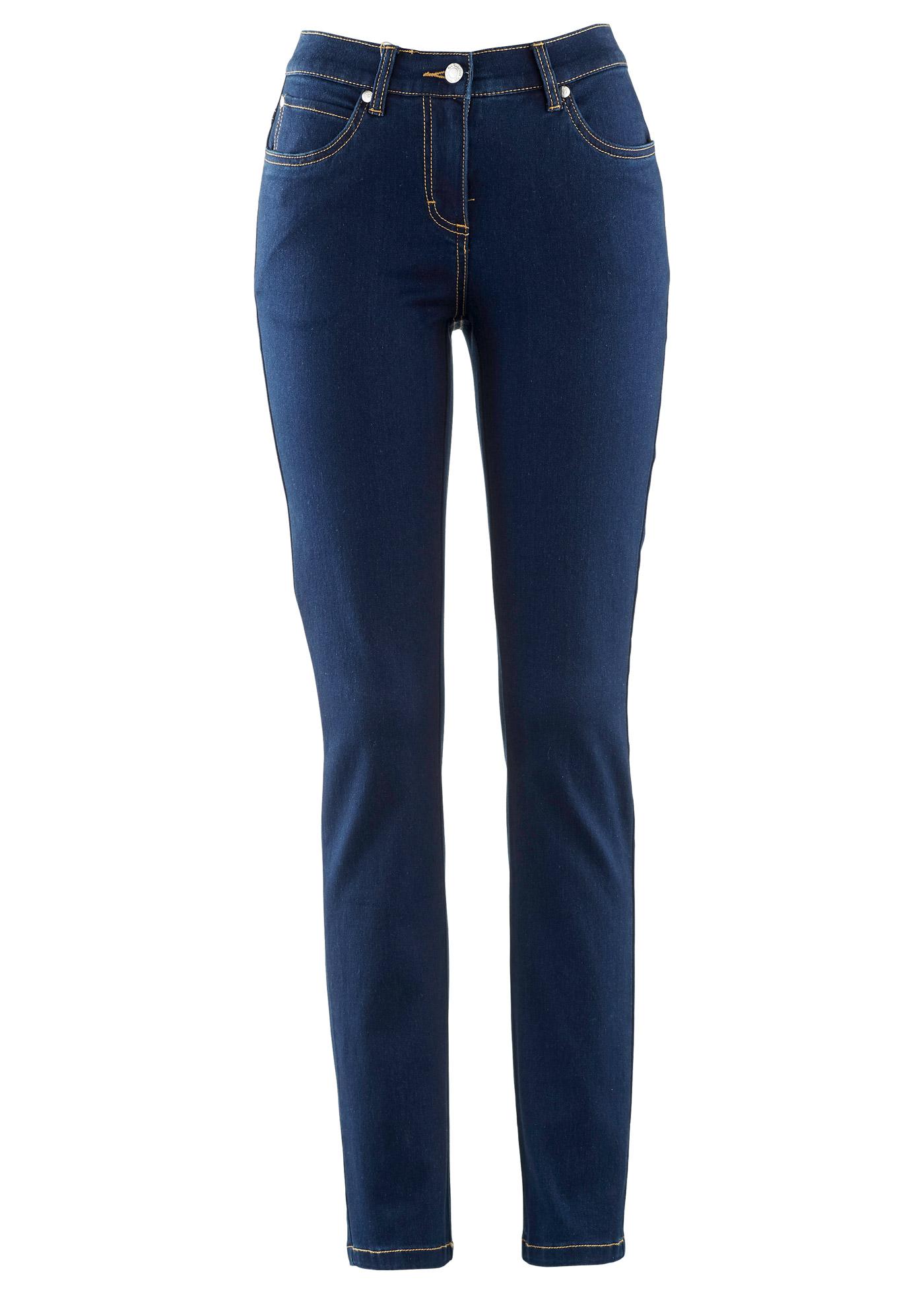 GRANATOWE SPODNIE JEANS