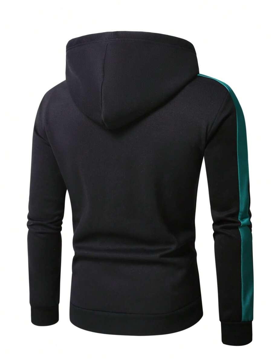 rozpinana bluza z kapturem nadruk 