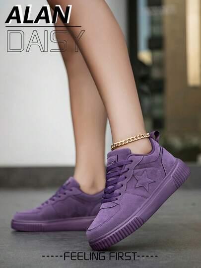 FIOLETOWE BUTY SPORTOWE 