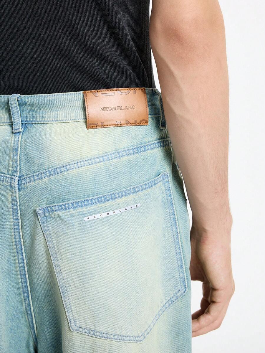 szerokie spodnie jeans