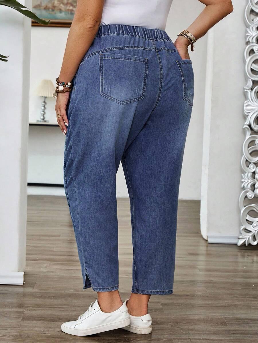 NIEBIESKIE SPODNIE JEANS