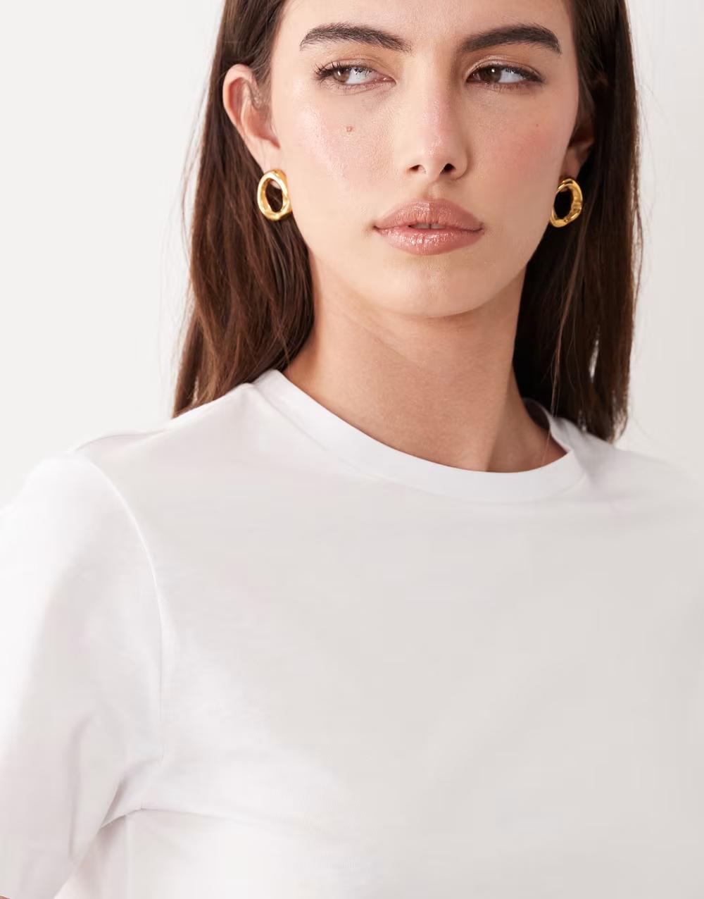 BIAŁY T-SHIRT BASIC