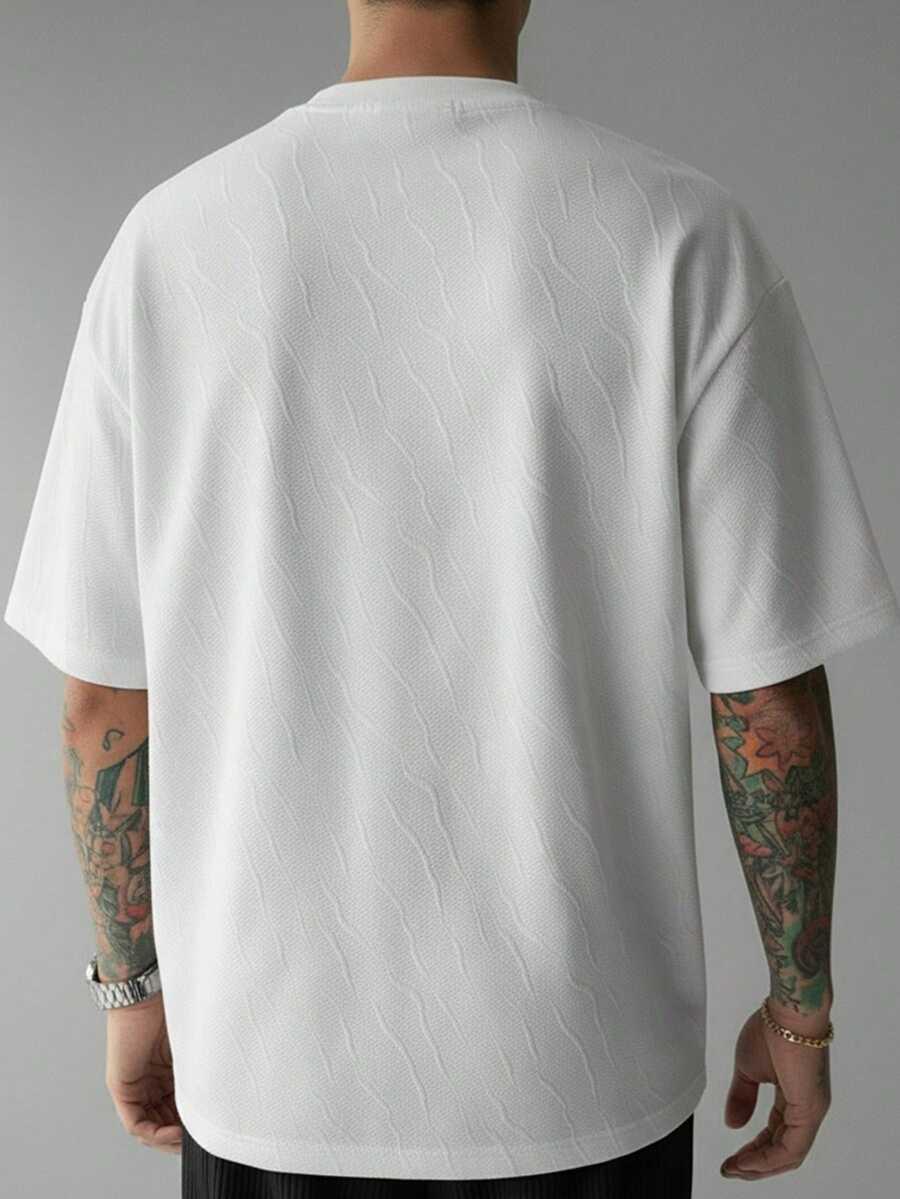 BIAŁY T-SHIRT KRÓTKI RĘKAW