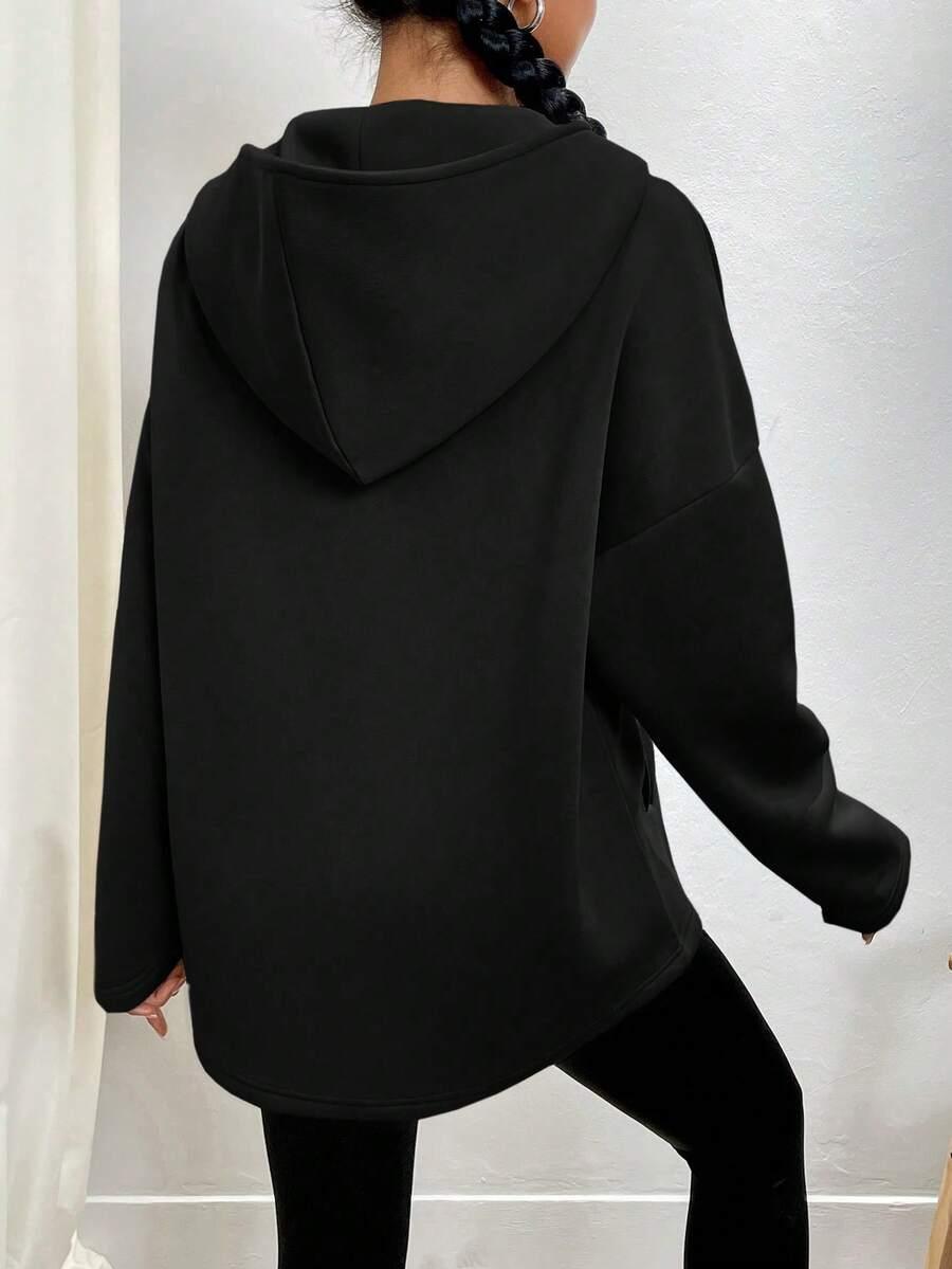 CZARNA BLUZA KAPTUR