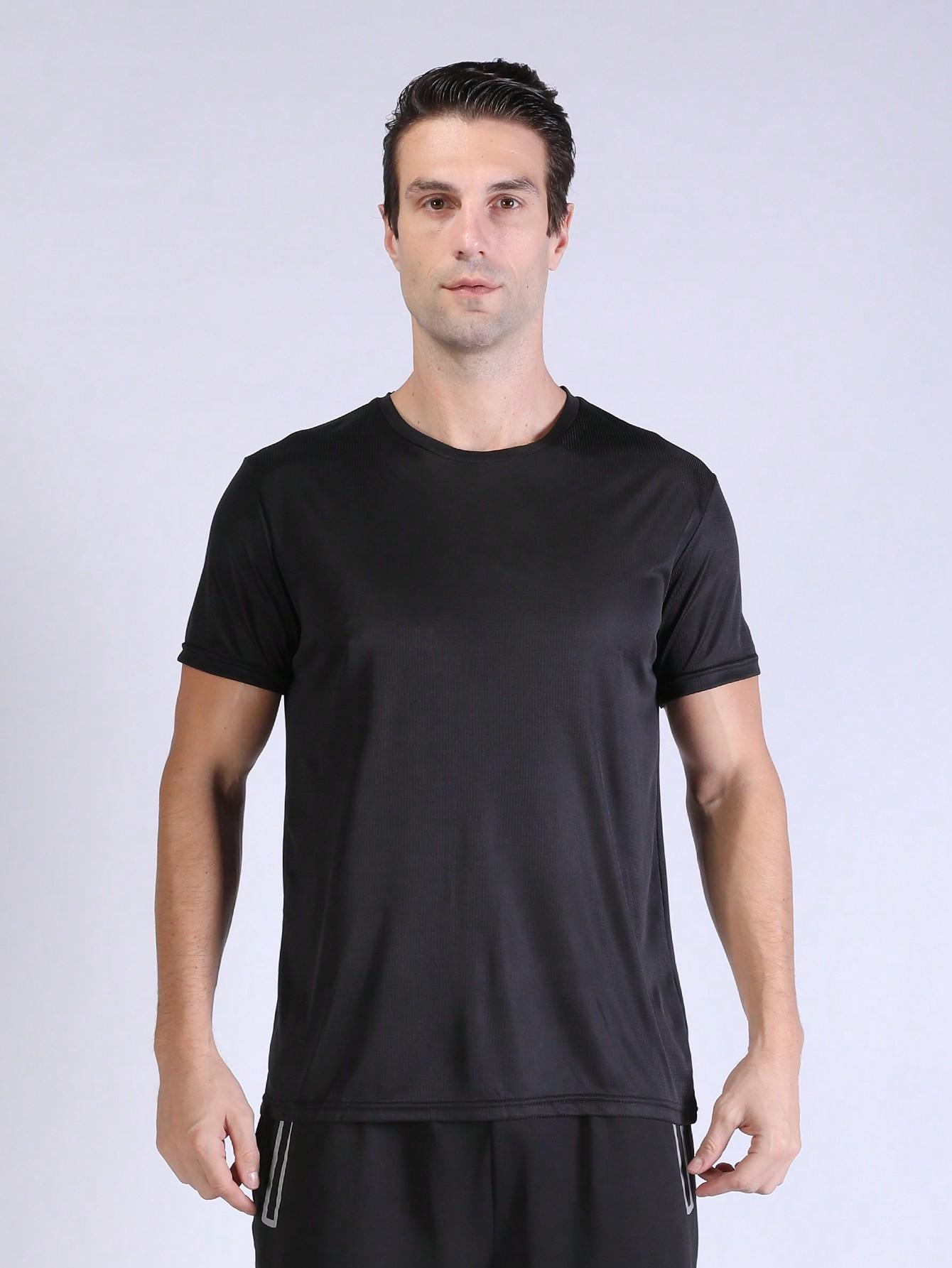 czarny t-shirt 4-pack